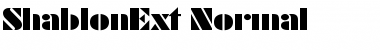 ShablonExt Normal Font Title Preview