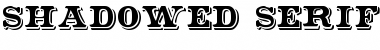 Shadowed Serif Normal Font Title Preview