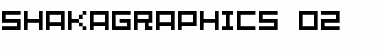 SHAKAGRAPHICS 02 Font Title Preview