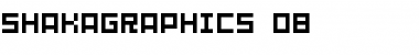 SHAKAGRAPHICS 08 Font Title Preview