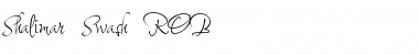 Shalimar Swash ROB Regular Font Title Preview