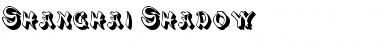 Shanghai Shadow Normal Font Title Preview