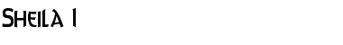 Sheila 1 Regular Font Title Preview