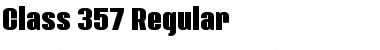 Class-357 Regular Font Title Preview