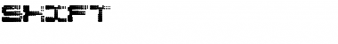Shift Regular Font Title Preview
