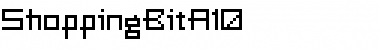 ShoppingBitA10 Regular Font Title Preview