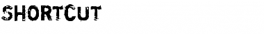 Shortcut Regular Font Title Preview