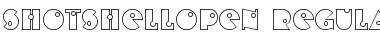 ShotShellOpen normal Font Title Preview
