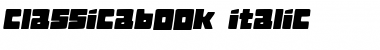 Classica Book Italic Font Title Preview