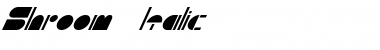 Shroom Regular Font Title Preview