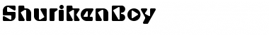 ShurikenBoy Roman Font Title Preview