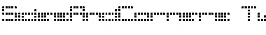 SidesAndCorners Regular Font Title Preview