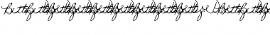 Signature (example) Regular Font Title Preview