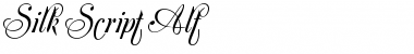 Silk Script Alt Regular Font Title Preview