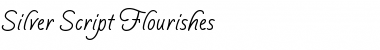 Silver Script Flourishes Regular Font Title Preview
