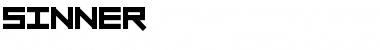 sinner Regular Font Title Preview