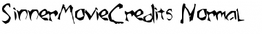 SinnerMovieCredits Normal Font Title Preview
