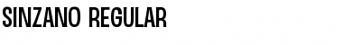 Sinzano Regular Font Title Preview