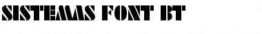 SISTEMAS FONT BT Regular Font Title Preview