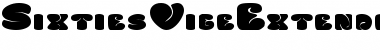 SixtiesVibeExtended Regular Font Title Preview