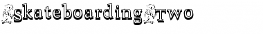 SkateboardingTwo Regular Font Title Preview