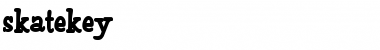 Skatekey Regular Font Title Preview