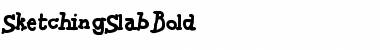 SketchingSlabBold Regular Font Title Preview