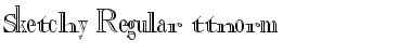 Sketchy Regular Font Title Preview