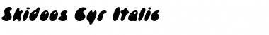 Skidoos Cyr Regular Font Title Preview