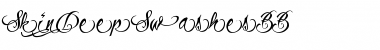 SkinDeep Swashes BB Regular Font Title Preview