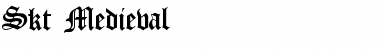 Skt Medieval Regular Font Title Preview