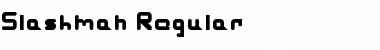 Slashman Regular Font Title Preview