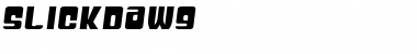 Slickdawg Regular Font Title Preview