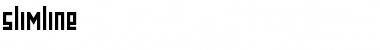 Slimline Regular Font Title Preview