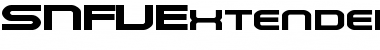 SNFUExtended Regular Font Title Preview