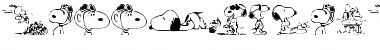 Snoopy Dings Regular Font Title Preview