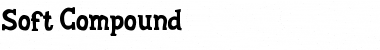 Soft Compound Regular Font Title Preview
