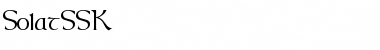 SolatSSK Regular Font Title Preview