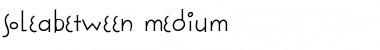 SoleaBetween Regular Font Title Preview