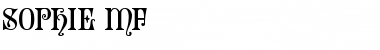 Sophie MF Regular Font Title Preview