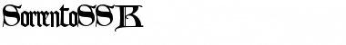 SorrentoSSK Regular Font Title Preview
