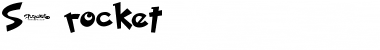 SP-rocket Regular Font Title Preview