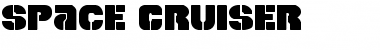Space Cruiser Regular Font Title Preview
