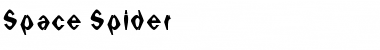 Space Spider Space Spider Font Title Preview
