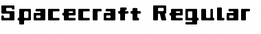 Spacecraft Regular Font Title Preview