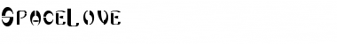 SpaceLove Regular Font Title Preview