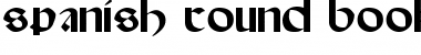 Spanish Round Bookhand, 16th c. Regular Font Title Preview