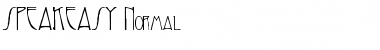 SPEAKEASY Normal Font Title Preview