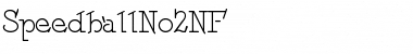 SpeedballNo2NF Regular Font Title Preview