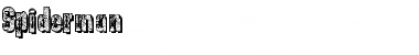 Spiderman Regular Font Title Preview